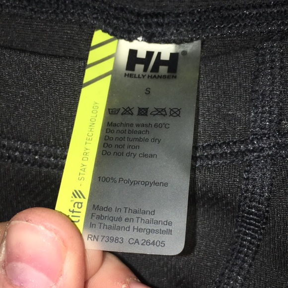 Helly Hansen black and white base layer youth small kids - Picture 6 of 6